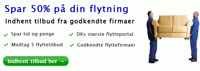 Få 5 flyttetilbud